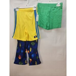 3 Boys Pajama Set Pokemon Size 6 Pants 2 Shorts